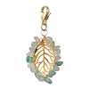 Natural & Synthetic Gemstone Pendant Decorations HJEW-JM01828-01-4