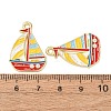 Ocean Alloy Enamel Pendants ENAM-B041-01Q-2