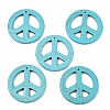 Synthetic Howlite Big Pendants X-TURQ-GP204-1-2