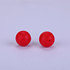 Round Silicone Focal Beads SI-JX0046A-126-2