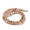 Natural Pink Shell Beads Strands SHEL-D002-A01-6mm-2
