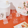 12Pcs Organic Glass Earring Display Stands EDIS-CP0001-05-4