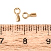 Ion Plating(IP) 304 Stainless Steel Fold Over Crimp Cord Ends STAS-P434-05A-G-3