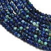 Natural Chrysocolla and Lapis Lazuli Beads Strands GG-CBA77FB-B05-2mm-3
