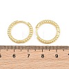 Brass Huggie Hoop Earrings KK-CBA8324-18A-G-4