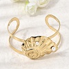 Stylish 304 Stainless Steel Cuff Bangles BJEW-K302-01D-G-2