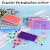 80Pcs Round Silicone Focal Beads SIL-SZ0001-24-14-6