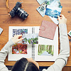 5 Inch PU Leather Cover Garden Seed Storage Organizer 2-Ring Binder Album AJEW-SP0004-72A-7
