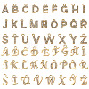 52Pcs 52 Styles Alloy Rhinestone Charms FIND-TA0010-78-2