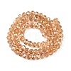 Electroplate Glass Beads Strands EGLA-A044-T6mm-B23-3