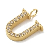 Ion Plating(IP) 304 Stainless Steel Micro Pave Cubic Zirconia Pendants STAS-Z107-03G-20-2