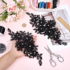 1 Pair Polyester Decorations DIY-HY0003-54B-3