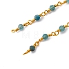 Brass Chain Necklace Making KK-K337-13G-01-2