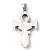 Ion Plating(IP) 304 Stainless Steel Big Pendants STAS-D067-04AS-2