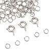 Brass Spring Ring Clasps KK-FS0001-50P-3