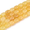 Baking Paint Crackle Glass Beads Strands DGLA-N019-01B-07-1