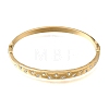 304 Stainless Steel Crystal Rhinestone Hinged Cuff Bangles for Women SA-CBAF851-05G-4
