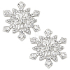2Pcs PVC Rhinestone Sew on Ornament Accessories DIY-FG0010-67-1