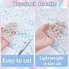 1M Polyester & PVC Sequined Mesh Fabric DIY-CY0003-54A-6