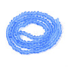 Frosted Transparent Glass Beads X1-GLAA-N016-4mm-05-2