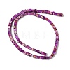 Dyed Synthetic Imperial Jasper Beads Strands G-H087-F02-01D-1-3
