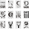 Plastic Drawing Painting Stencils Templates Sets DIY-WH0172-034-2