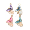 Alloy Enamel Pendants FIND-Z122-01G-1