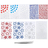 10Pcs 10 Styles Independence Day Self Adhesive Stickers DIY-PH0036-63-1