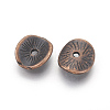 Tibetan Style Wavy Spacer Beads LS-TIBEP-A11067-R-FF-2