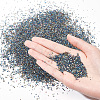 120G 2 Style Electroplate Glass Beads EGLA-DR0001-01-2