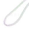 Bling Glass Round Beaded Necklace for Women NJEW-PH01490-04-2