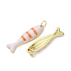 Brass Pendants KK-D019-29B-02G-2