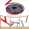 PVC Plastic Edge Banding AJEW-GF0013-89B-04-6