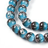 Baking Paint Glass Beads Strands DGLA-N008-8mm-07-4
