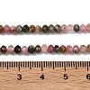 Natural Multicolor Tourmaline Bead Strands G-P279-77-4mm-3