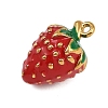 304 Stainless Steel Enamel Pendants STAS-P402-02A-01-2