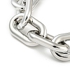 Chunky Aluminum Cable Chain Necklaces for Women NJEW-K261-01A-P-3