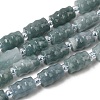 Natural Myanmar Jadeite Beads Strands G-F822-D01-01-2