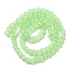 Imitation Jade Glass Beads Strands GLAA-F029-J4mm-01-2