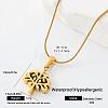 304 Stainless Steel Pendant Necklaces WL9632-2-1