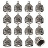 16Pcs Tibetan Style Zinc Alloy Pendant Bails FIND-CA0011-75A-1