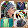 Ethnic Style Floral Pattern Embroidery Polyester Ribbons OCOR-WH0104-04B-6