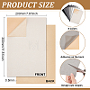 BENECREAT 8 Style Jewelry Faux Suede & Velet Cloth Self-adhesive Fabric Sets DIY-BC0012-47-2