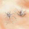 316 Surgical Stainless Spider Cuff Earrings EJEW-C160-03AS-5