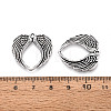 Tibetan Style Alloy Pendants TIBE-N014-12AS-3