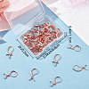 50Pcs 304 Stainless Steel Leverback Earring Findings STAS-BBC0001-51RG-7