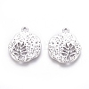 Tibetan Style Alloy Pendants TIBEP-A14120-AS-FF-1