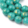 Natural Mashan Jade Beads Strands G-F670-A01-4mm-4
