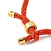 Braided Nylon Cord Bracelet Making MAK-A017-D03-40G-2
