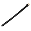 Imitation Leather String Bracelets with Stainless Steel Buckles AJEW-Z053-01E-1